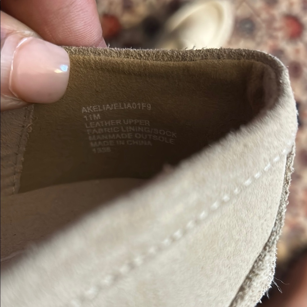 NWOT Anne Klein Elia Lug Sole Cream Loafers - Picture 4 of 4